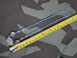 German Blue Glass Bead Necklace