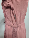 Pink Dress with Lace Inserts <br> (B-43" W-31" H-43")