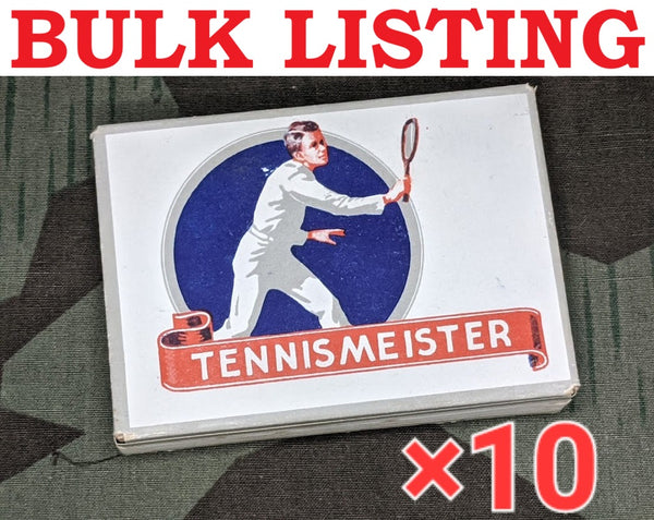 Original Tennis Meister Cigarillos Box New Old Stock (Lot of 10)