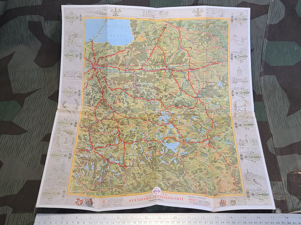 Standard Deutsch-Amerikanische Petroleum Map Königsberg