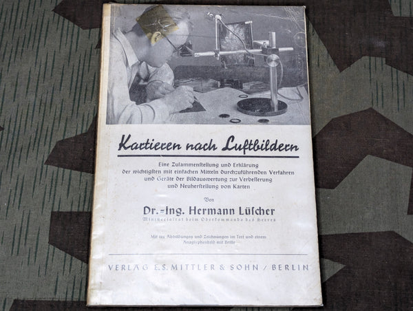1943 German Book on Aerial Photography for Cartography