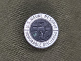 U.S. Naval Reserve Honorable Discharge Button Hole Pin