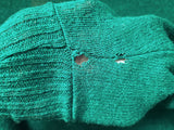 Green Wool Sweater Size 48 <br> (43"-45" Chest)