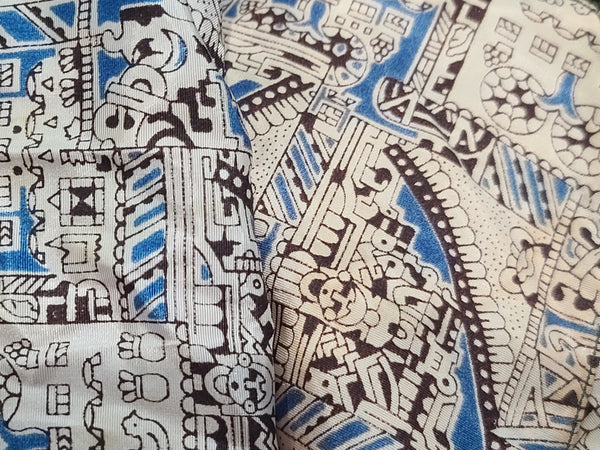 Aztec Novelty Print Dress <br> (B-34" W-28" H-37")