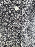 Black and White Print Dress <br> (B-39" W-31.5" H-38")