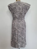 Black and White Print Dress <br> (B-39" W-31.5" H-38")