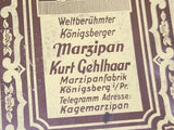 Pre-WWII Königsberger Marzipan Sales Tin