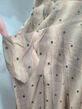Brown Tan Stripe Dress <br> (B-38" W-28" H-40")