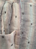 Brown Tan Stripe Dress <br> (B-38" W-28" H-40")