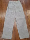 Army Nurse Seersucker Trousers <br> (W-26" H-37")