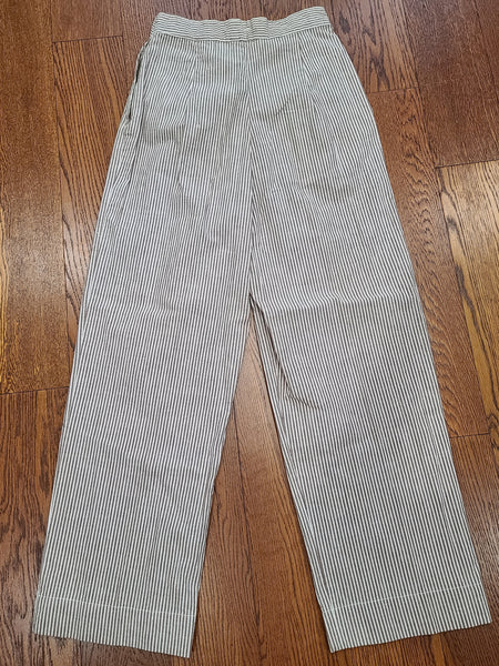 Army Nurse Seersucker Trousers <br> (W-26" H-37")