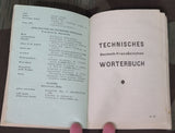 German-French French-German Dictionary Paris 1941