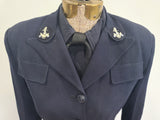 Navy WAVES Uniform: Jacket, Skirt, Blouse & Tie (Named) <br> (B-35" W-24.5" H-34")