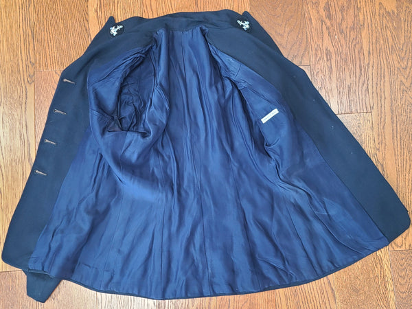 Navy WAVES Uniform: Jacket, Skirt, Blouse & Tie (Named) <br> (B-35" W-24.5" H-34")