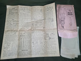Vintage 1940s Complete Dress Pattern (Bust 40)