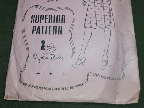 Vintage 1940s Complete Dress Pattern (Bust 40)