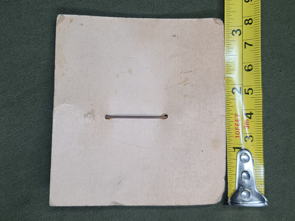 Celluloid Army Eagle and Sword Sweetheart Pin on Card