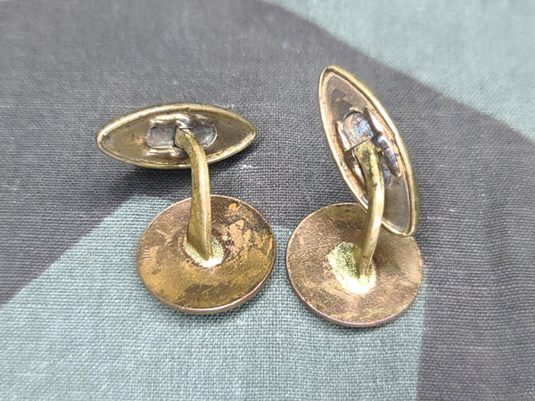 German Art Deco Enamel Cuff Links