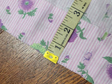 Purple Striped Flower Print Sleeveless Dress <br> (B-32" W-24" H-38")