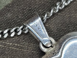 German "Hab Mich Gern" Necklace 835 Silver