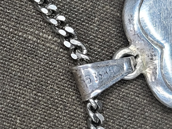 German "Hab Mich Gern" Necklace 835 Silver