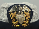 WAVES Seersucker Officer's Jacket and Hat with Covers (Named) <br> (B-41" W-32")