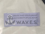 WAVES Seersucker Officer's Jacket and Hat with Covers (Named) <br> (B-41" W-32")