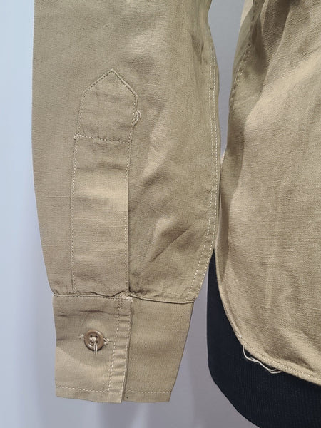 Khaki Women's Blouse (for WAC or Nurse) <br> (B-37" W-31.5")