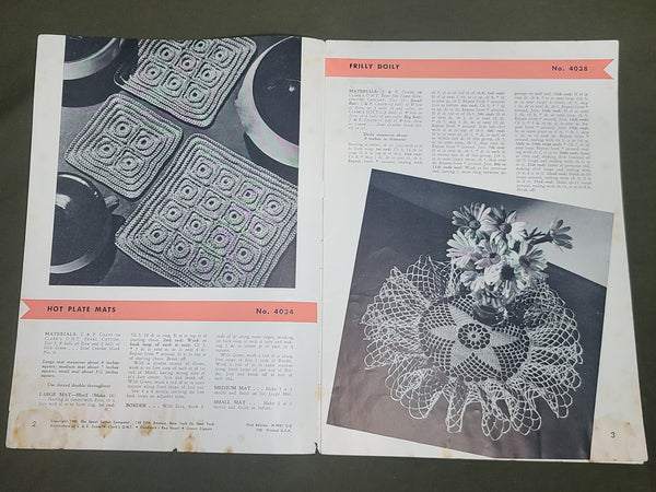 Crochet and Knit Gifts Pattern Booklet 1945