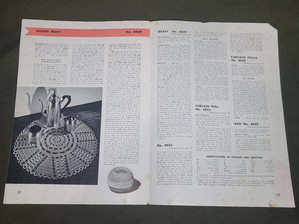 Crochet and Knit Gifts Pattern Booklet 1945