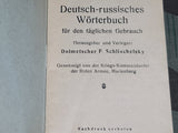 Deutsch-Russisch 1945 Red Army Word Book