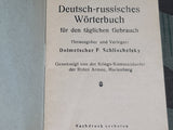 Deutsch-Russisch Post War Red Army Word Book