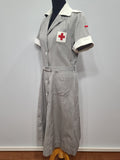 American Red Cross Gray Lady Short Sleeve Uniform Dress & Hat <br> (B-44" W-34" H-43")