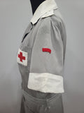 American Red Cross Gray Lady Short Sleeve Uniform Dress & Hat <br> (B-44" W-34" H-43")