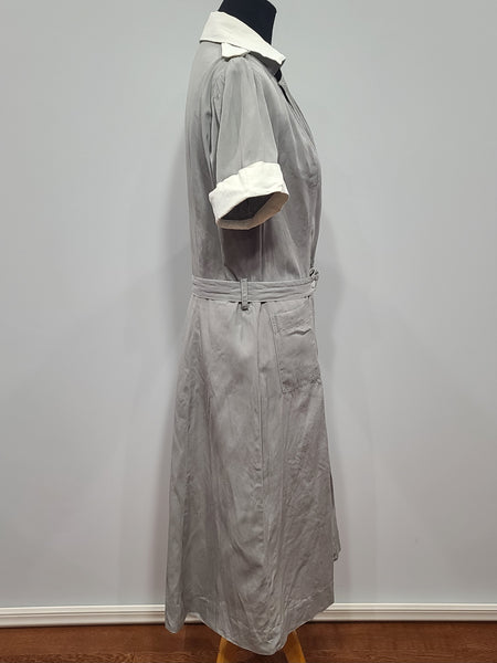 American Red Cross Gray Lady Short Sleeve Uniform Dress & Hat <br> (B-44" W-34" H-43")