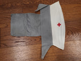 American Red Cross Gray Lady Short Sleeve Uniform Dress & Hat <br> (B-44" W-34" H-43")