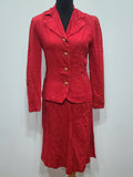 Red Skirt Suit <br> (B-35" W-25.75" H-36")
