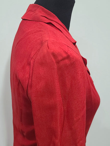 Red Skirt Suit <br> (B-35" W-25.75" H-36")