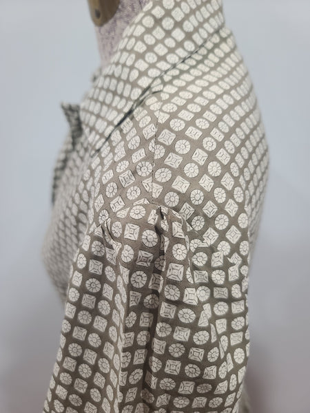 Diamond Gemstone Print Dress <br> (B-36.5" W-30" H-39")
