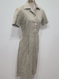 Diamond Gemstone Print Dress <br> (B-36.5" W-30" H-39")