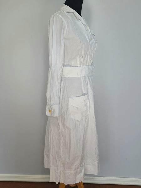 Navy Nurse NNC Hospital Work Dress & Belt with Cufflinks <br> (B-36" W-28" H-37")