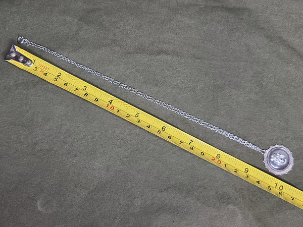 Navy Sterling Sweetheart Necklace