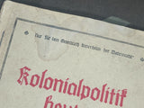 1941 Tornisterschrift Kolonialpolitik Heute