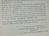 1941 Tornisterschrift Kolonialpolitik Heute