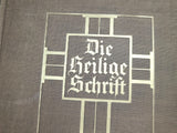Heilige Schrift Bible 1933 with 1935 Wedding Paper