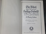 Heilige Schrift Bible 1933 with 1935 Wedding Paper