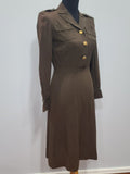 Army Nurse OD Off Duty Dress <br> (B-36" W-26" H-36")