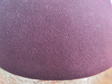 Burgundy Felt Flower Hat