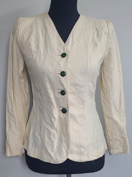 Civilianized WAVES Jacket <br> (B-34" W-29")