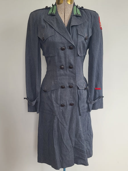 American Red Cross Motor Corps Uniform Dress <br> (B-35" W-26" H-32")